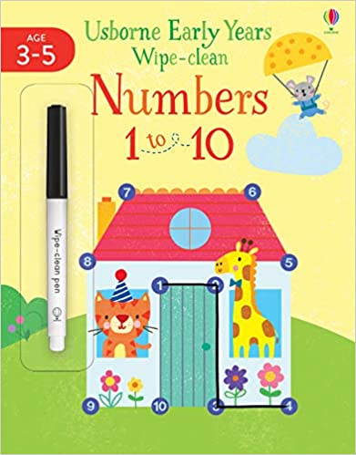 Εκδόσεις  Usborne - Early Years Wipe-Clean Numbers 1 to 10 - Jessica Greenwell