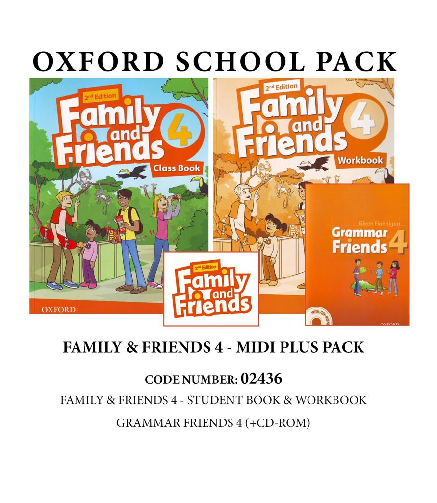 Family and Friends 4 Midi Plus Pack
(Πακέτο Μαθητή) - 2nd Edition