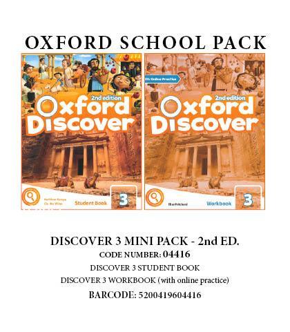 Oxford Discover 3 (2nd Edition)- Mini Pack -04416(Πακέτο Μαθητή) - Oxford University Press ,επίπεδο B Senior