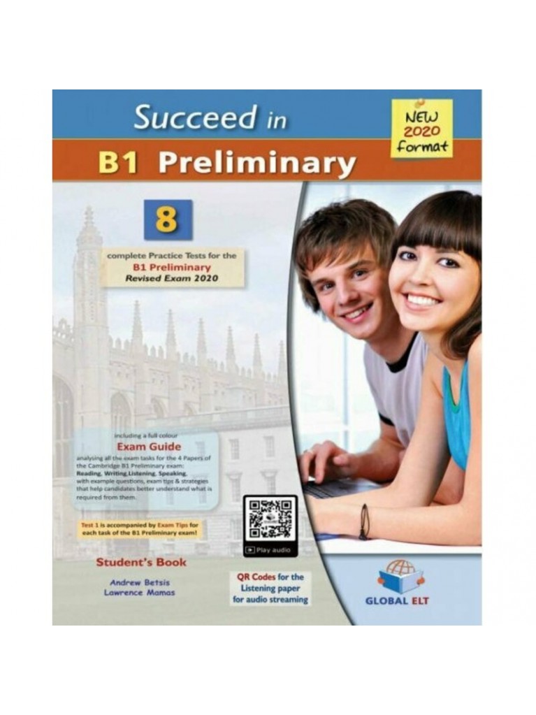 Succeed in Cambridge English B1 Preliminary - 8 Practice Tests for the Revised Exam (2020) - MP3 CD(Ακουστικό MP3 CD)