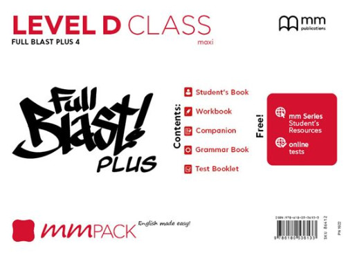 MM Publications - ΜΜ Pack Maxi D Class Full Blast Plus 4 - Πακέτο Όλα τα βιβλία της τάξης D Class