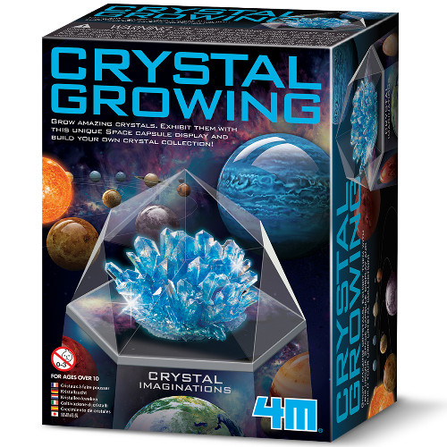 4M Toys - Επιστήμη:Καλλιέργεια Κρυστάλλων Μπλε - Ηλικία 10+, Παίκτες 1+