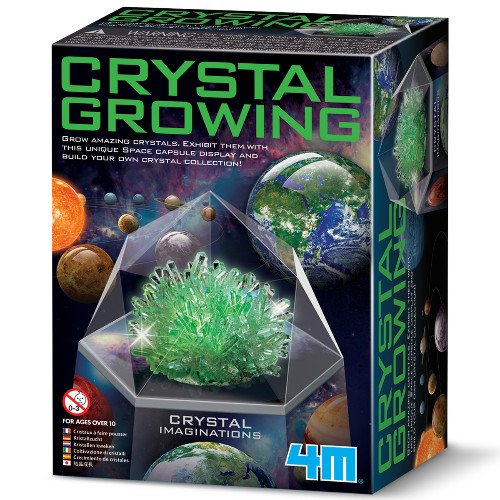 4M Toys - Επιστήμη:Καλλιέργεια Κρυστάλλων Πράσινο - Ηλικία 10+, Παίκτες 1+