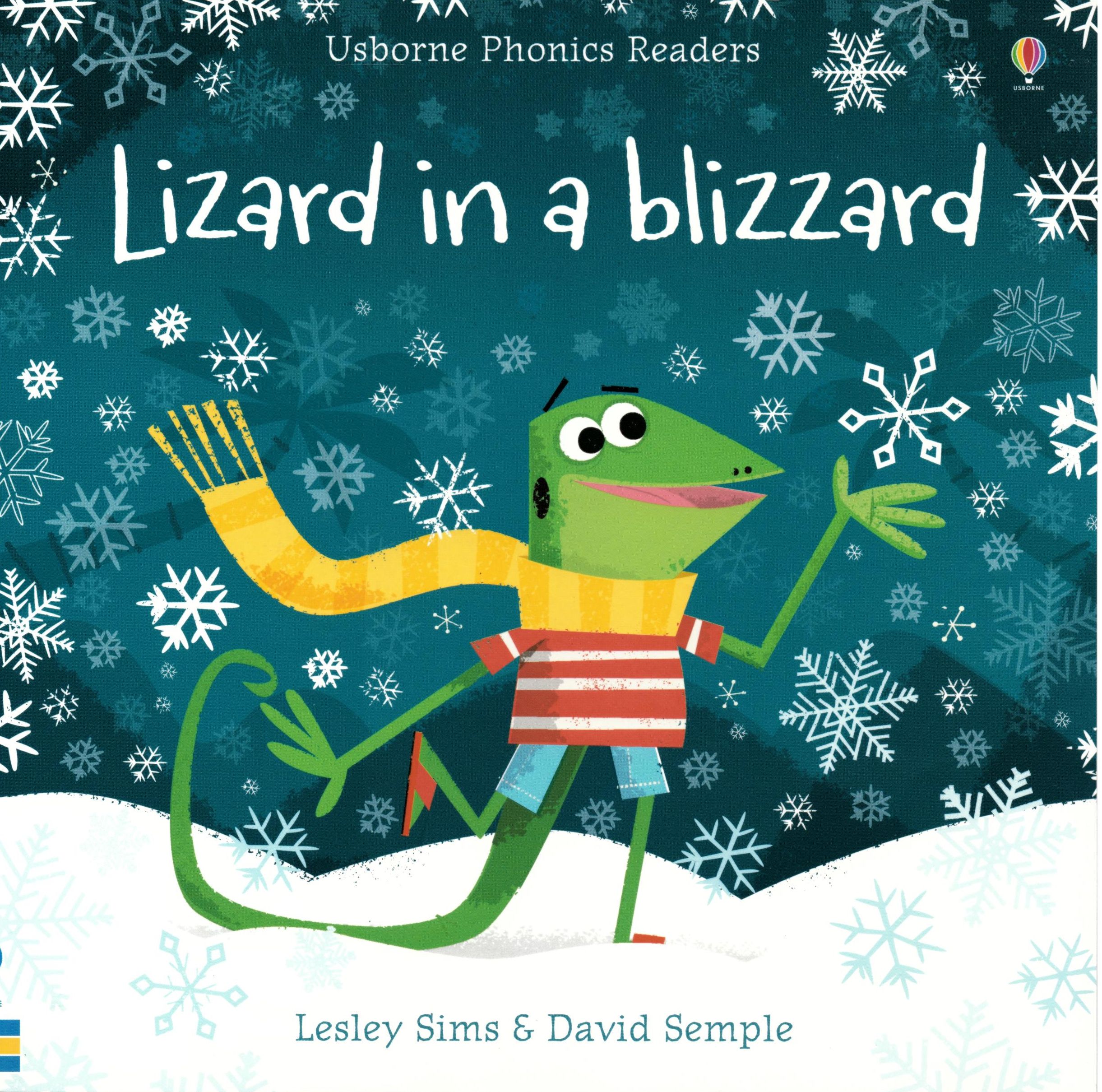 Εκδόσεις Usborne Publishing - Usborne Phonics Readers:Lizard in a blizzard