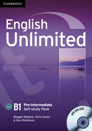 English Unlimited Pre-intermediate - Self-study Pack