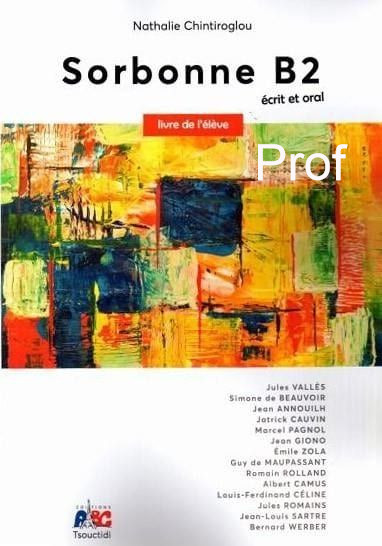 Εκδόσεις Τσουχτίδη - Sorbonne B2 écrit et oral - Livre du Professeur (Βιβλίο Καθηγητή)