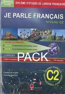 Εκδόσεις Τέγος Κων/νος - Je Parle Francais Dalf Niveau C2 -  Pack(Methode & Corriges & CD)