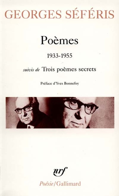 Εκδόσεις Folio - Poemes(1933-1955) - Georges Seferis