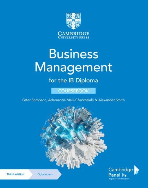 Εκδόσεις Cambridge - Business Management for the IB Diploma Coursebook(+Digital Access)3rd Edition