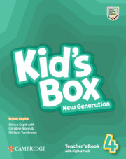 Εκδόσεις Cambridge - Kid's Box New Generation 4 - Teacher's Book(+Digital Pack)(Καθηγητή)British Revised Edition
