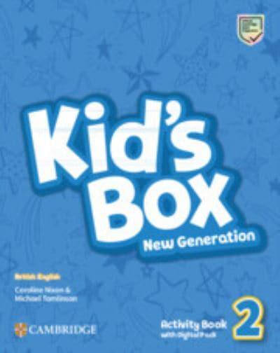 Εκδόσεις Cambridge - Kid's Box New Generation 2 - Activity Book(+Digital Pack)(Ασκήσεων Μαθητή) British Revised Edition