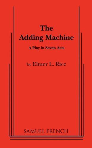Εκδόσεις Samuel French - Adding Machine - E. Rice