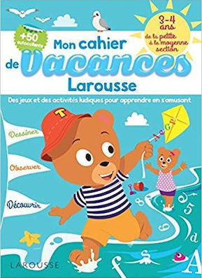 Publisher Hachette - Cahier de jeux de vacances Larousse 3-4 ans - Various