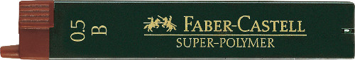 Faber Castell Μύτες Μολυβιού Super Polymer 0.5mm B (12τμχ.)