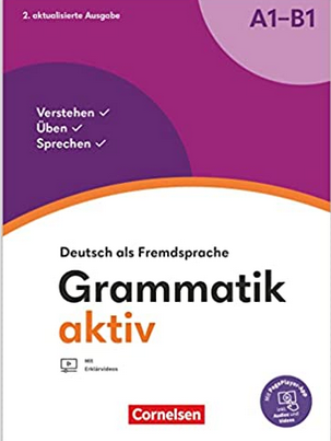 Εκδόσεις Cornelsen Verlag - Grammatik aktiv A1-B1(Βιβλίο ασκήσεων γραμματικής)(PagePlayer-App)(2nd Edition)2023​