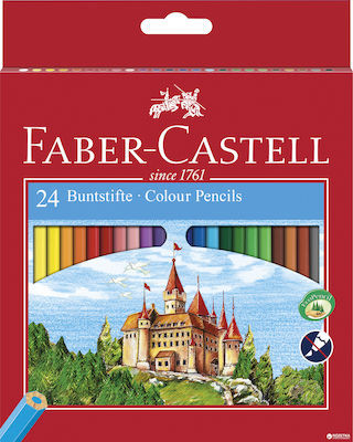 Faber Castell - Ξυλομπογιές Κάστρο σετ των 24τμχ