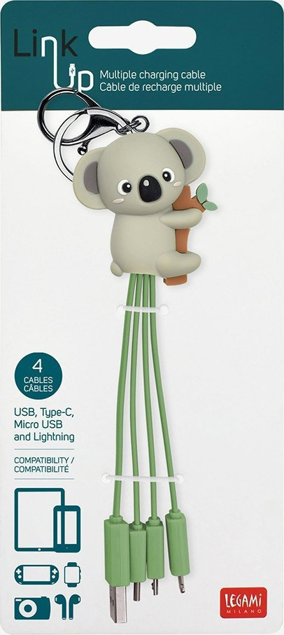 Legami Milano Link Up Multiple Charging Cable (Koala)