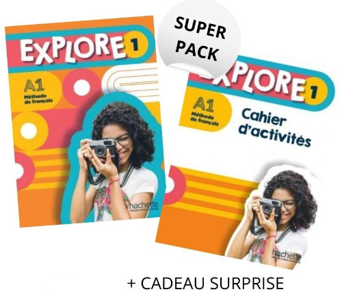 Explore 1 - Super Pack (Livre + Cahier + Cadeau Suprise) - Hachette