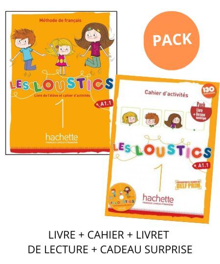 Pack(Πακέτο Μαθητή) - Les Loustics 1 - HACHETTE - Επίπεδο Α1.1