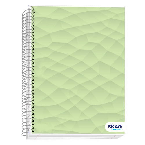 Skag(Learn) Τετράδιο Σπιράλ University Laminated 17x25 2 Θεμάτων (Νο2332)
