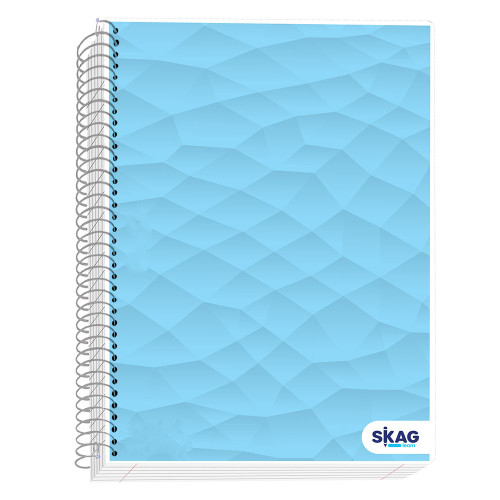 Skag(Learn) Τετράδιο Σπιράλ University Laminated 17x25cm 3 Θεμάτων (Νο2333)