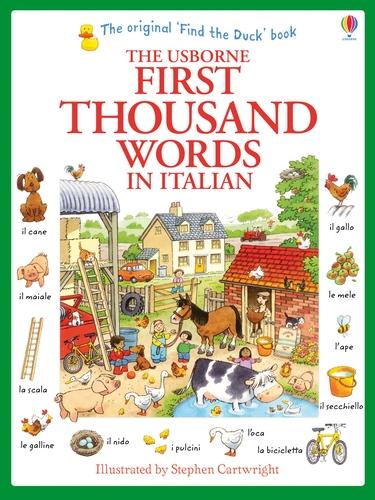 Εκδόσεις Usborne - First Thousand Words in Italian - Heather Amery