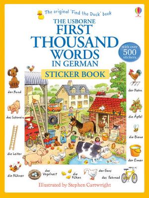 Εκδόσεις Usborne - First Thousand Words in German Sticker Book - Heather Amery