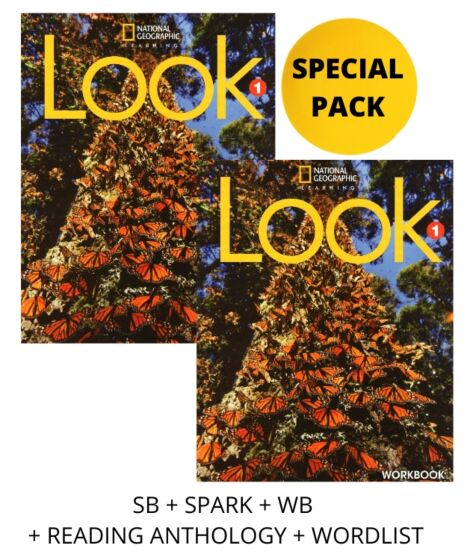 Look 1(British Edition) - Special Pack for Greece(Student's Book + Spark +Reading Anthology + Workbook + Wordlist) -National Geographic Learning(Cengage)