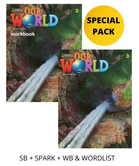 Our World 3 - Special Pack for Greece(Student's Book + Spark + Workbook & Wordlist)British 2nd Edition - National Geographic Learning(Cengage)