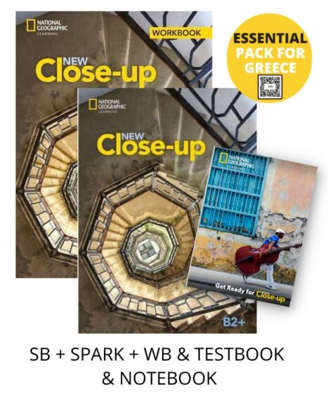 New Close-Up B2+ (3rd Edition) - Essential Pack for Greece(Sb + Spark+Wb+Testbook+Notebook) - National Geographic Learning(Cengage)