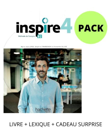 Inspire 4 Pack(Livre + Lexique+ Cadeau Suprise) - Hachette