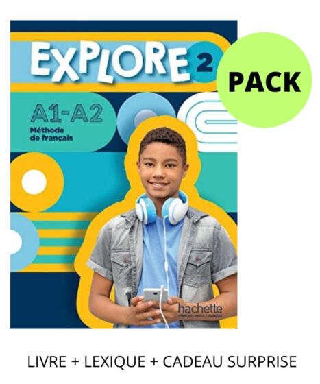 Explore 2 - Pack (Livre + Lexique + Cadeau Suprise) - Hachette