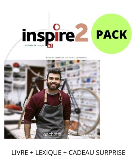 Inspire 2 Pack(Livre + Lexique+ Cadeau Suprise) - Hachette