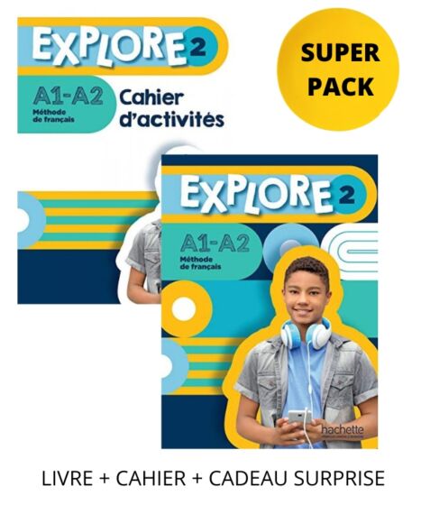 Explore 2 Super Pack (Le + Ca + Cadeau Suprise) - Hachette