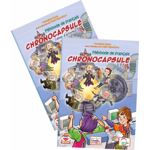 Εκδόσεις Κατρανίδου-Ραπτάκης - Chronocapsule 2 - Pack (Methode de Francais + Cahier d' Activites)(Βιβλίο Μαθητή & Ασκήσεων)