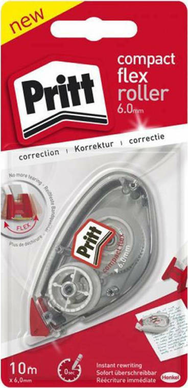 ​Pritt Compact Διορθωτικό Roller με Διορθωτική ταινία 6.0mm x 10m
