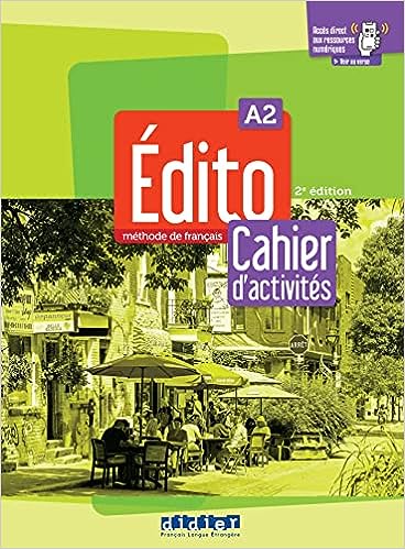 Edito A2(Edition 2022) - Cahier d'Activites(+Didierfle.App)(Βιβλίο Ασκήσεων) - Didier