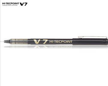 Pilot Στυλό Υγρής Μελάνης V7 Hi-Techpoint 0.7mm (Μαύρο)