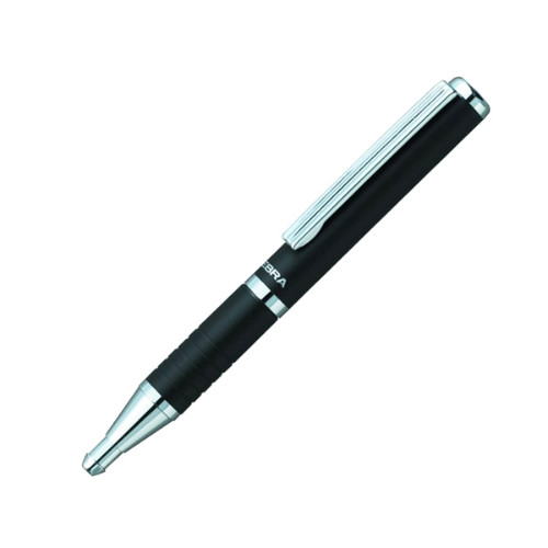 Στυλό Zebra Μεταλλικό Πτυσσόμενο (Μαύρο)