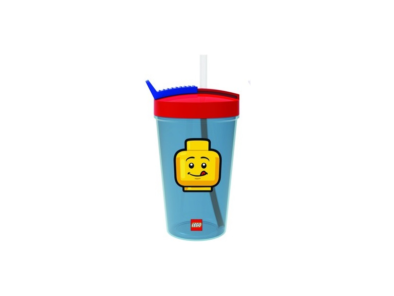 Lego® Ποτήρι με Καλαμάκι 0.5l Ιconic Classic (40440001​)