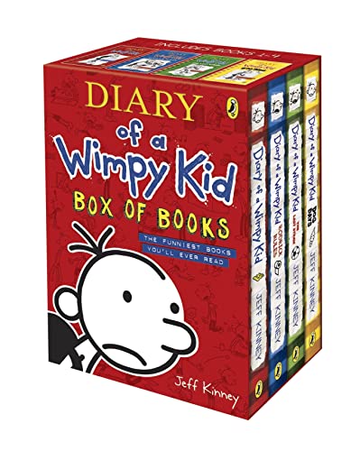 Εκδόσεις Puffin Books - Diary of a Wimpy Kid Box of Books (1-4) - Jeff Kinney