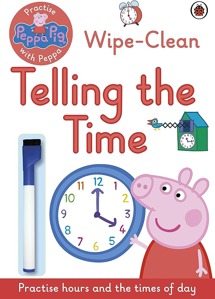 Εκδόσεις Penguin - Peppa Pig:Wipe-Clean Telling the Time Paperback / Softback