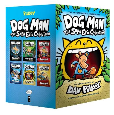Publisher:Scholastic - Dog Man:The Supa Epic Collection: From the Creator of Captain Underpants (1-6 Box Set)