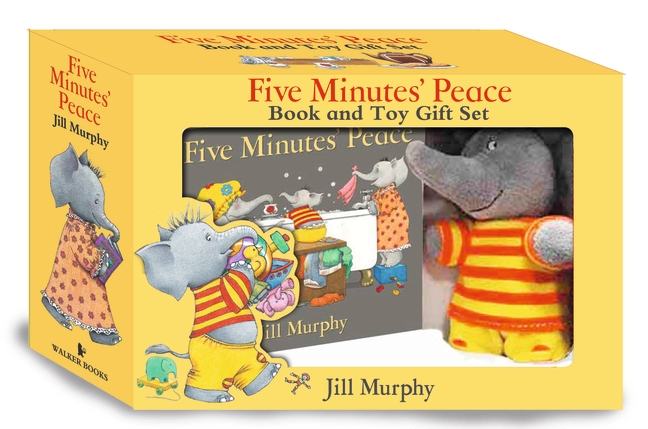 Εκδόσεις Walker Books - Five Minutes' Peace Book and Toy Gift Set(Large Family) - Jill Murphy