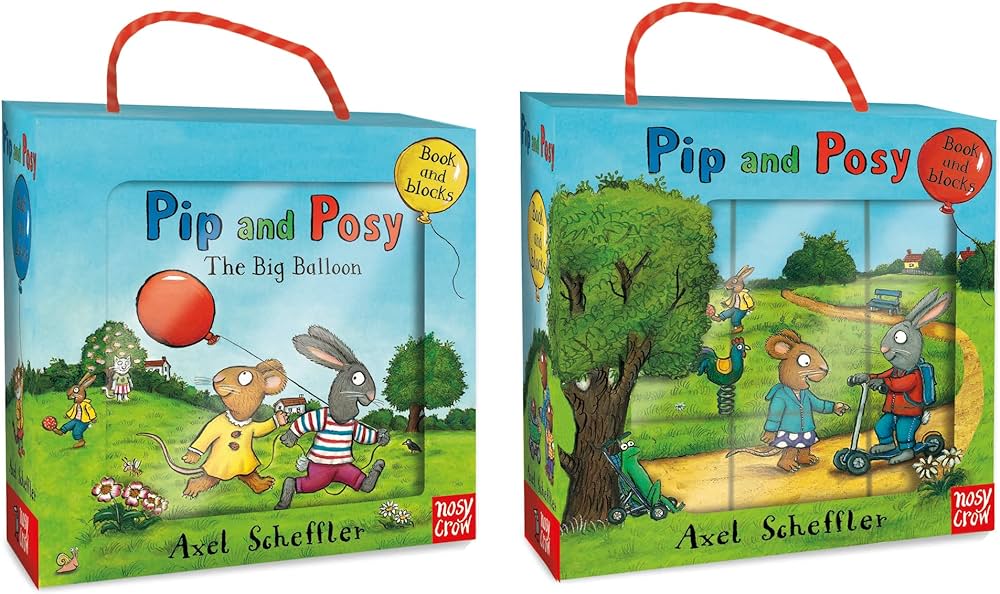 Εκδόσεις Nosy Crow - Pip and Posy Book and Blocks Set - Axel Scheffler