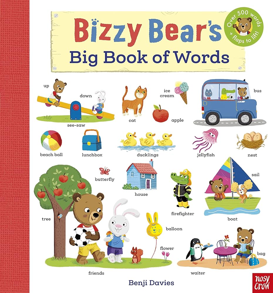 Εκδόσεις Nosy Crow - Bizzy Bear's Big Book of Word - Benji Davies