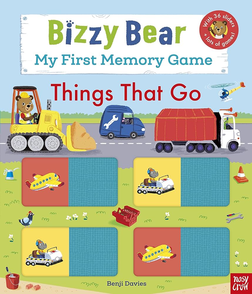 Εκδόσεις Nosy Crow - Bizzy Bear:My First Memory Game Book(Things That Go) - Benji Davies