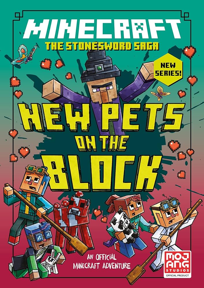 Εκδόσεις HarperCollins - Minecraft:New Pets on the Block(Stonesword Saga Book 3) - Mojang AB