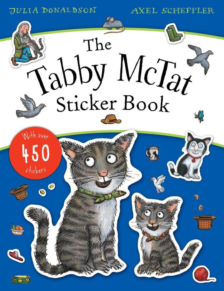 Εκδόσεις Scholastic - The Tabby McTat Sticker Book - Julia Donaldson, Axel Scheffler
