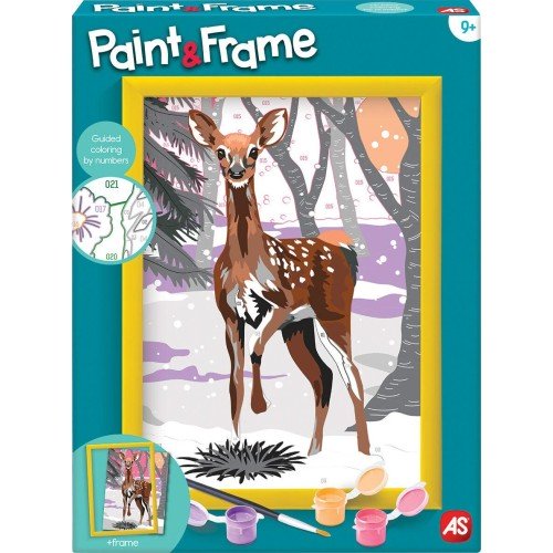 Paint   Frame Ζωγραφιζω με Αριθμους - Snow Deer